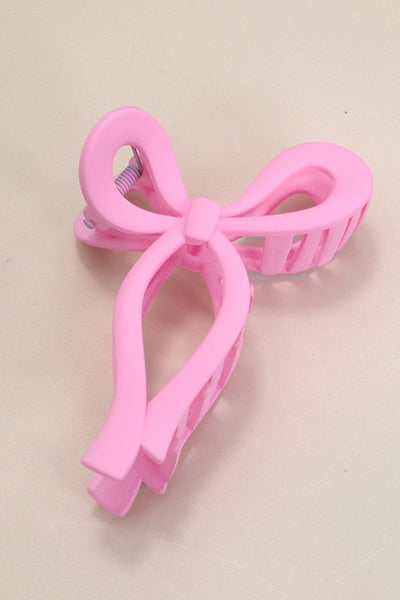 Girly Matte Bow Clip