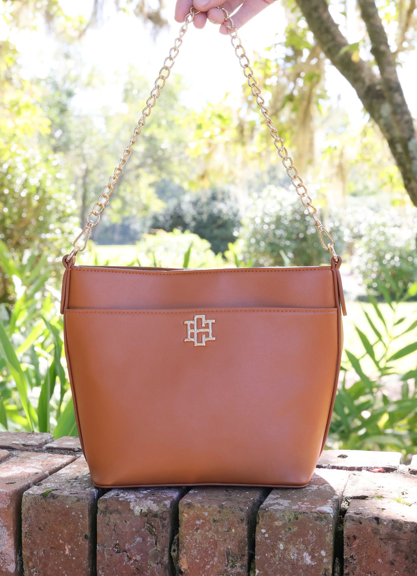 Brielle Bucket Bag- Camel