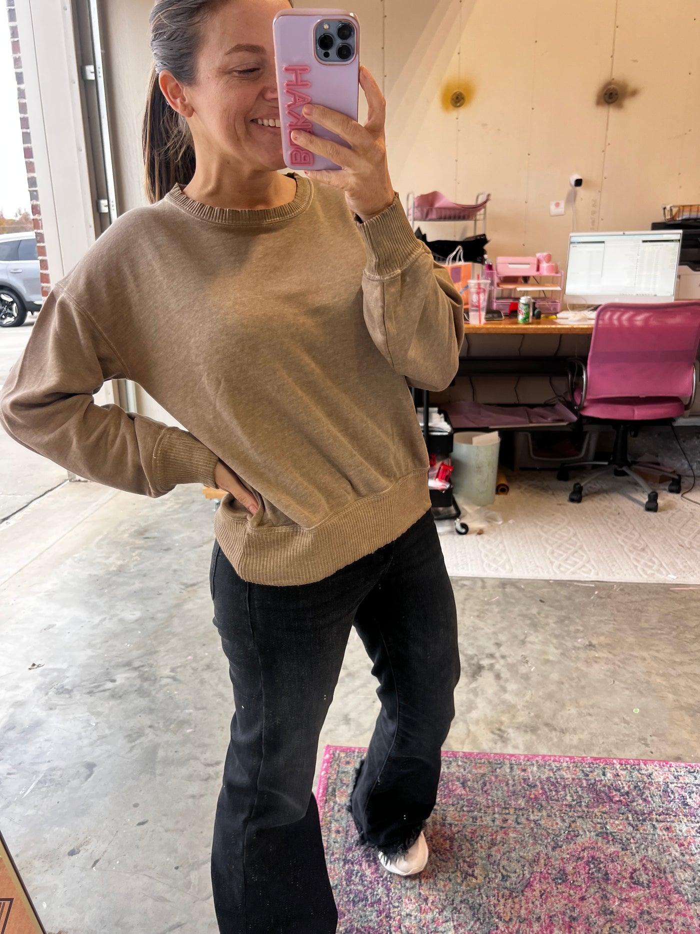 Gingerbread pullover