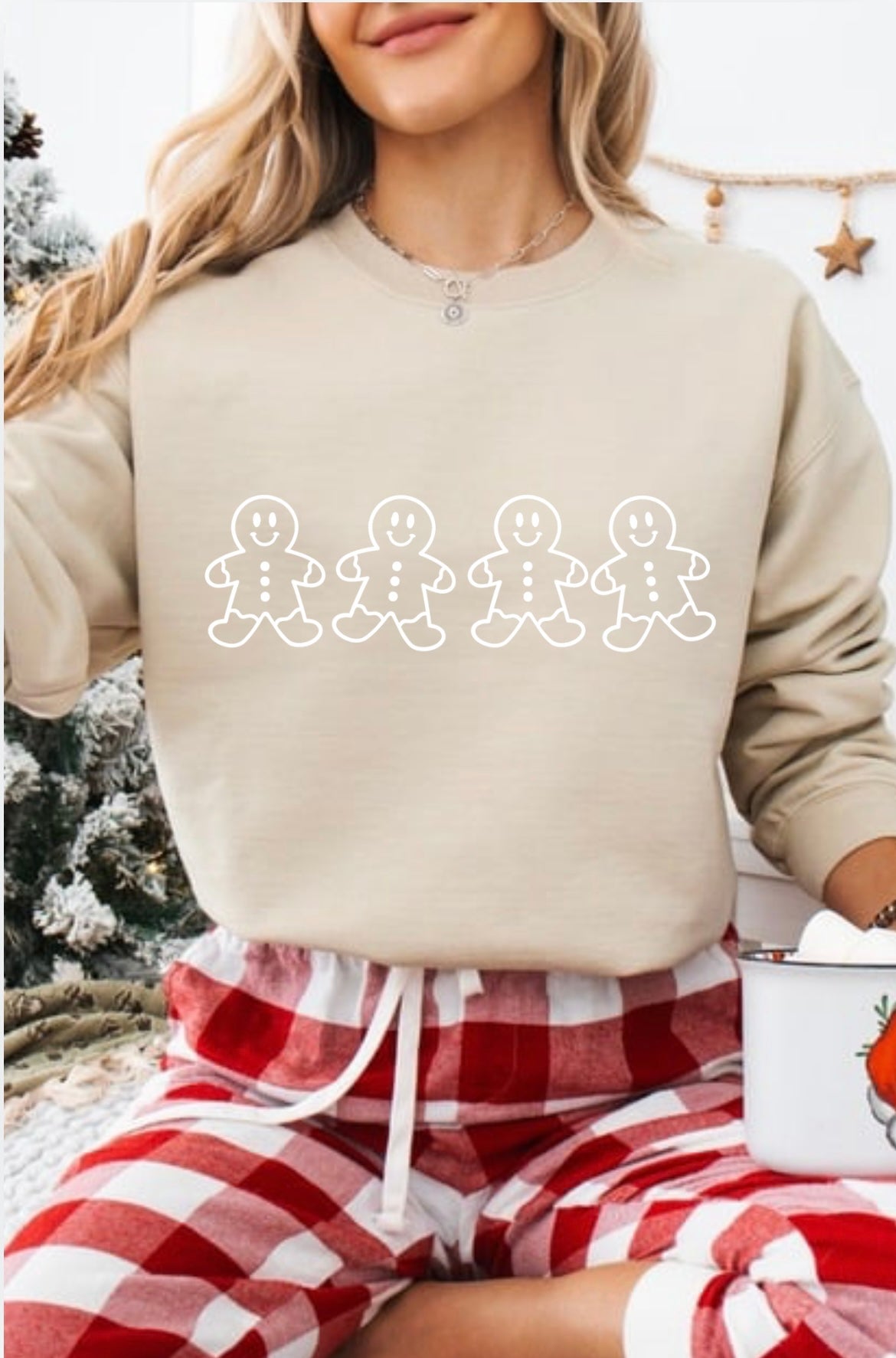 Gingerbread men sweatshirt