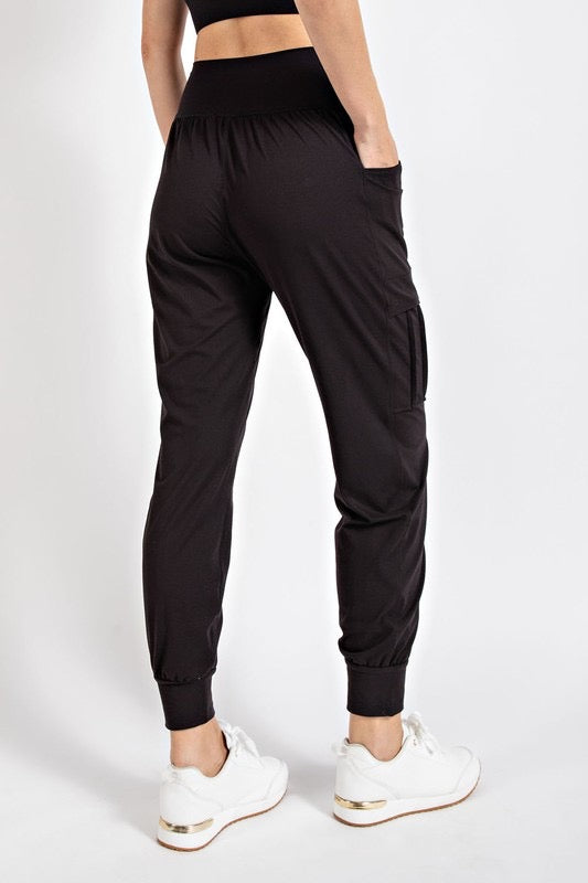 To The Finish Line Joggers - Black