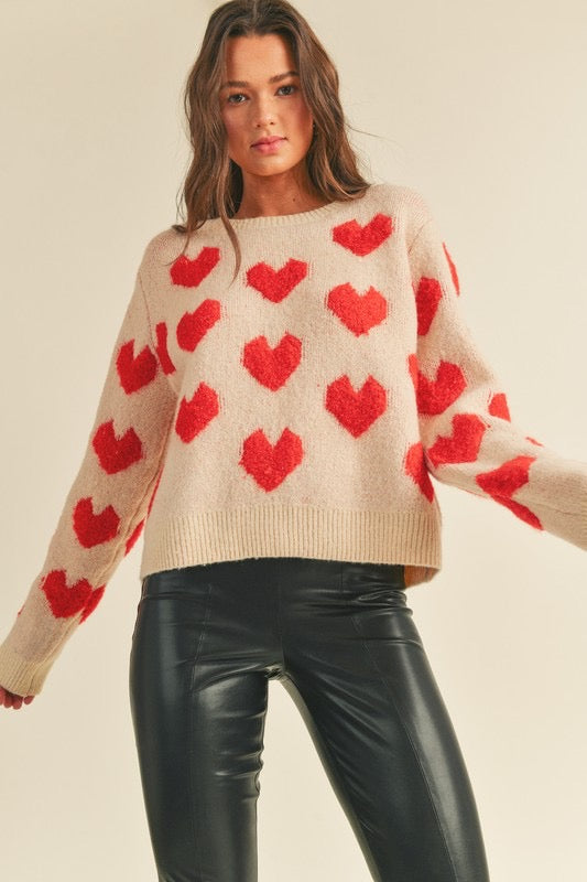 Sweetheart Sweater - Vanilla