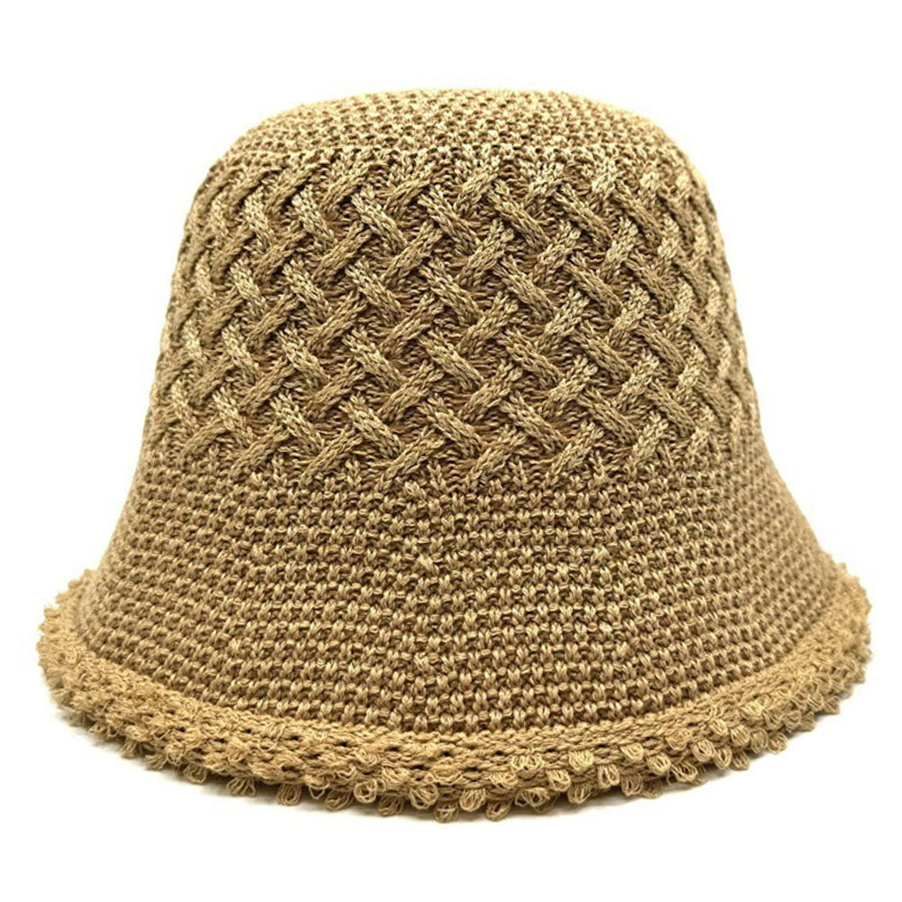 Crochet Knit Bucket Hat