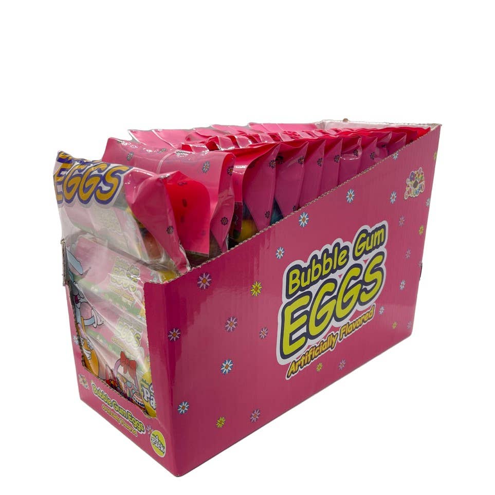 Bubblegum Egg Trays, 2.4oz, 12ct Display