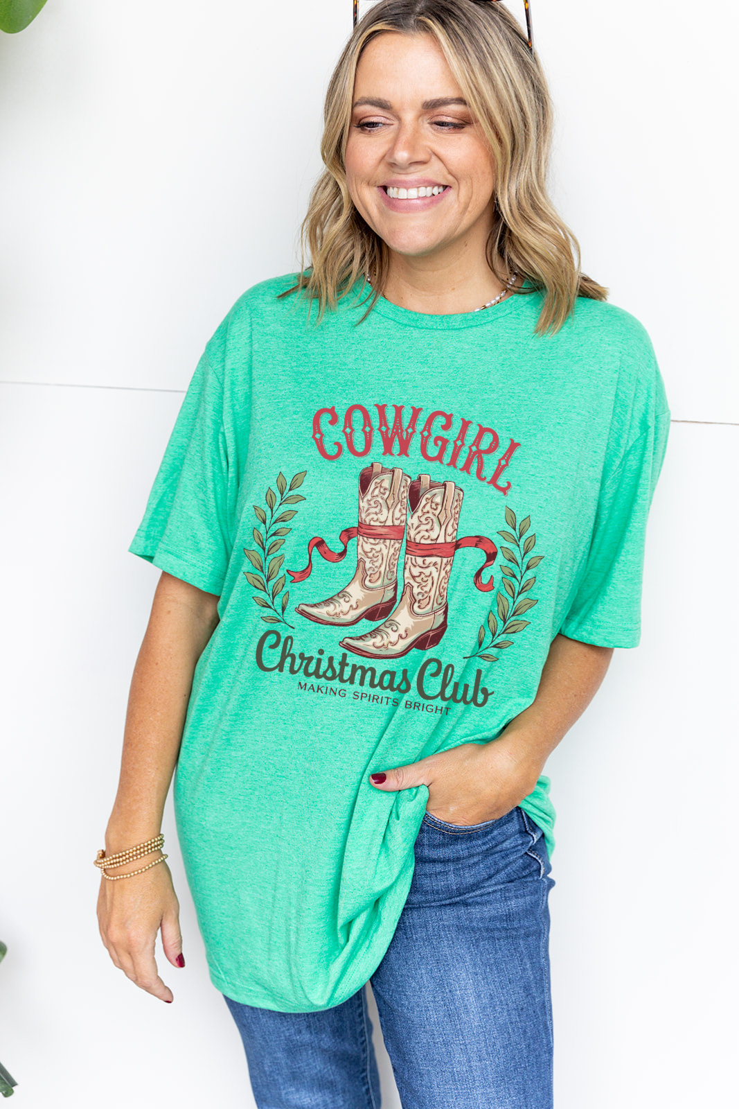 Cowgirl Chrstmas Tshirt