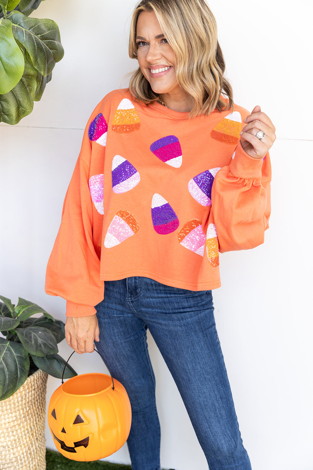 Candy Corn made me do it sweatshirt