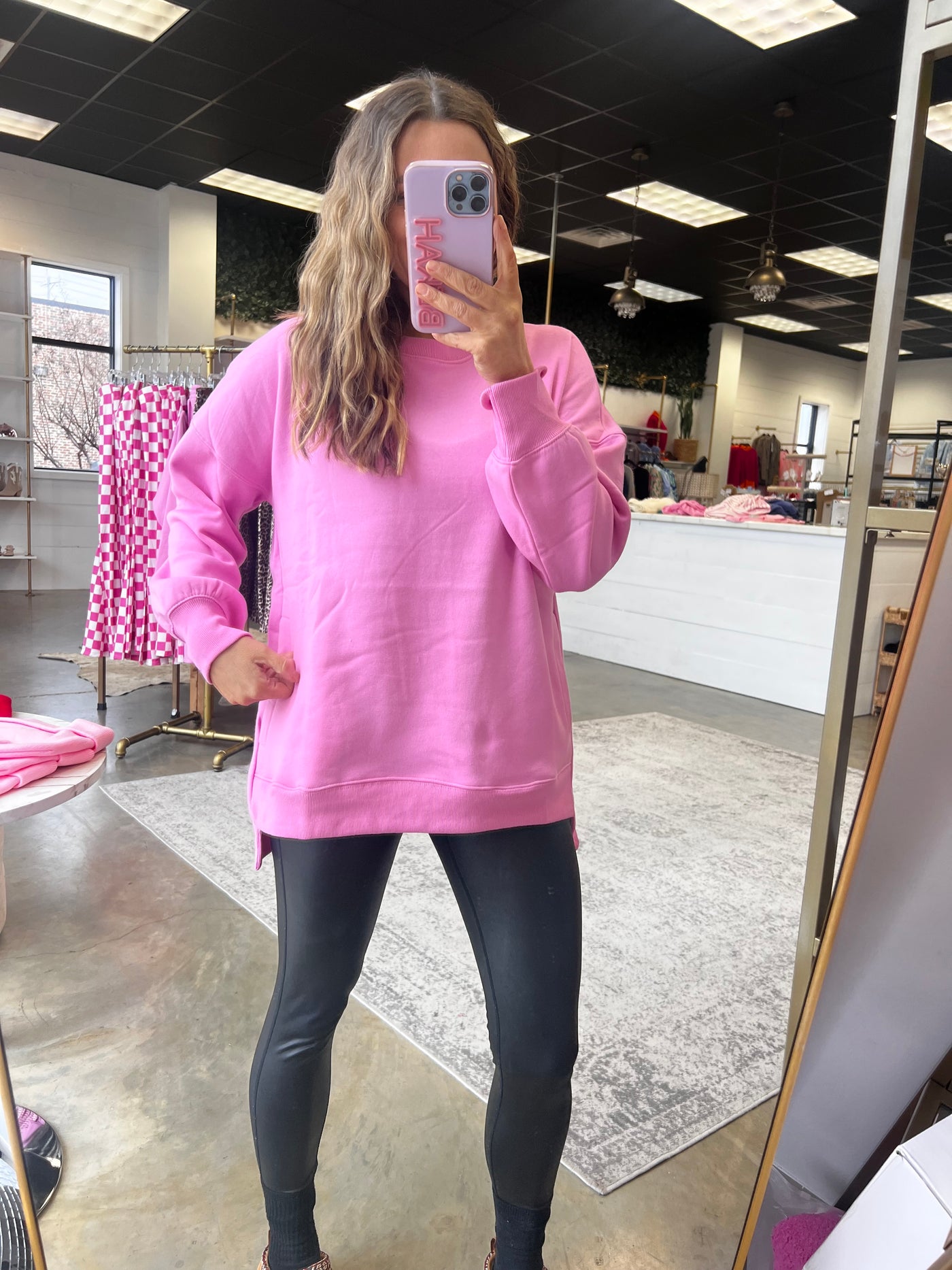 Frozen Solid pullover - Candy Pink