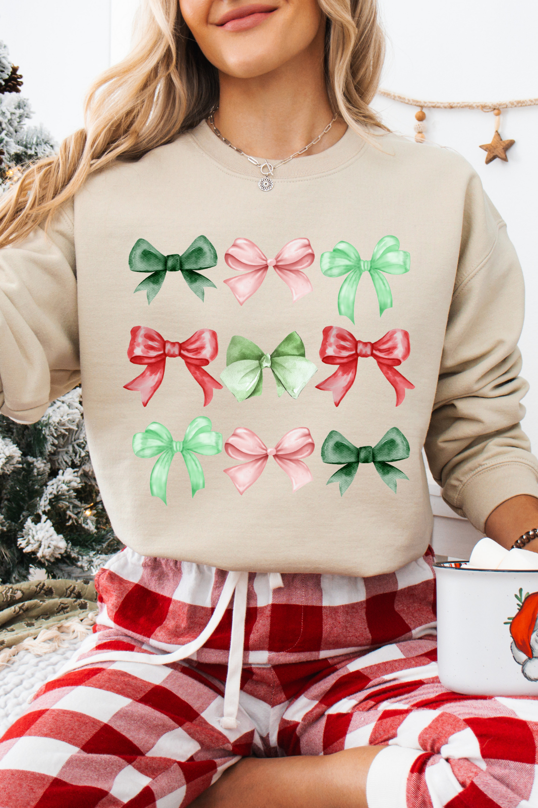 Christmas Bows Sweatshirt