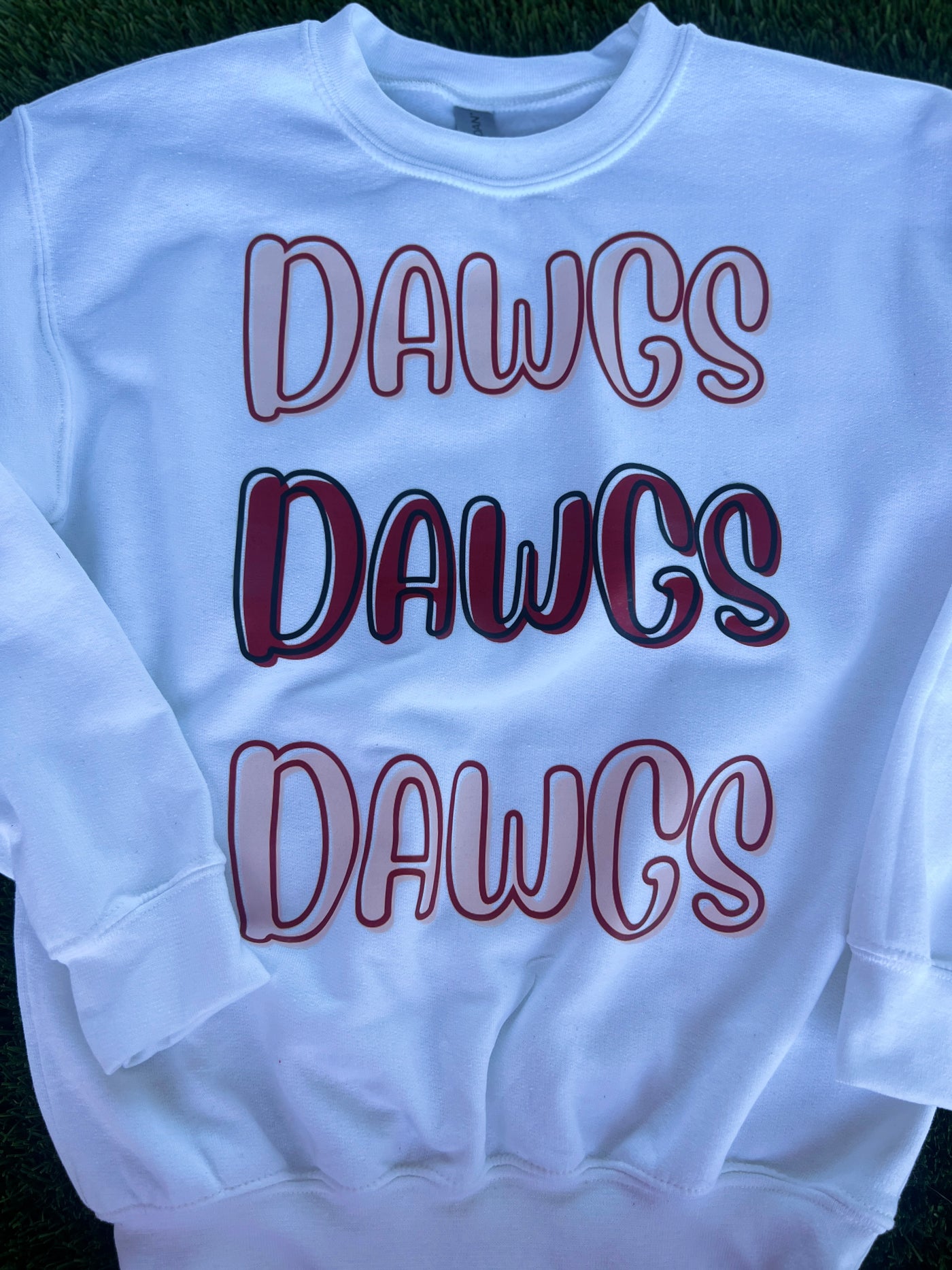 Triple Bubble Dawgs Sweatshirt White