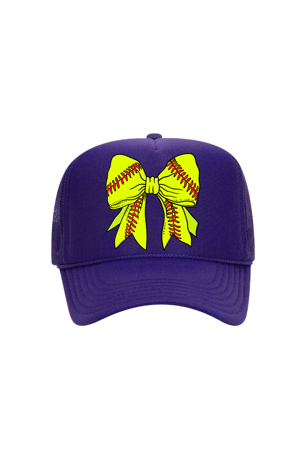 Softball Bow Trucker Hat