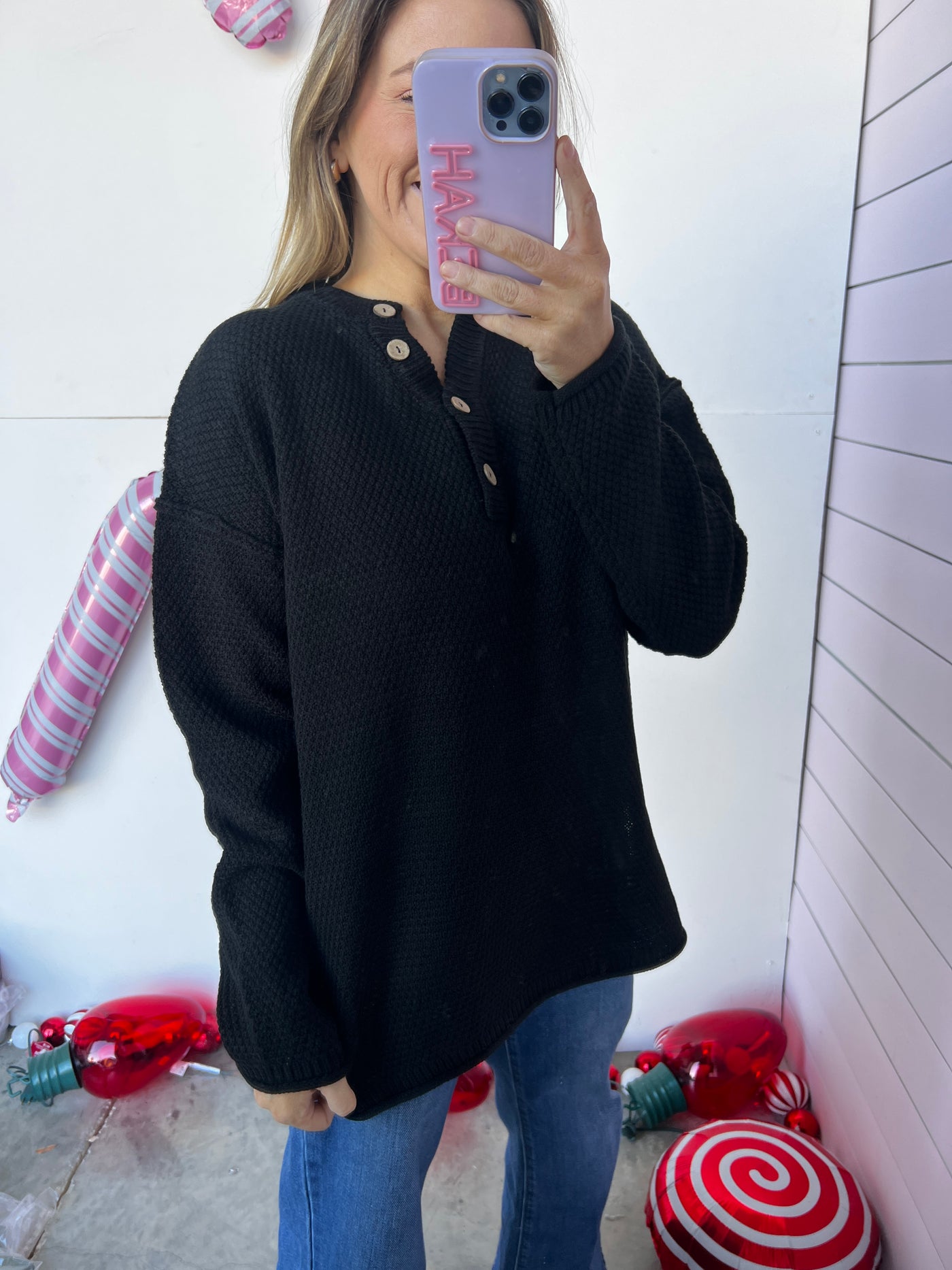 Movement for fall sweater - Black