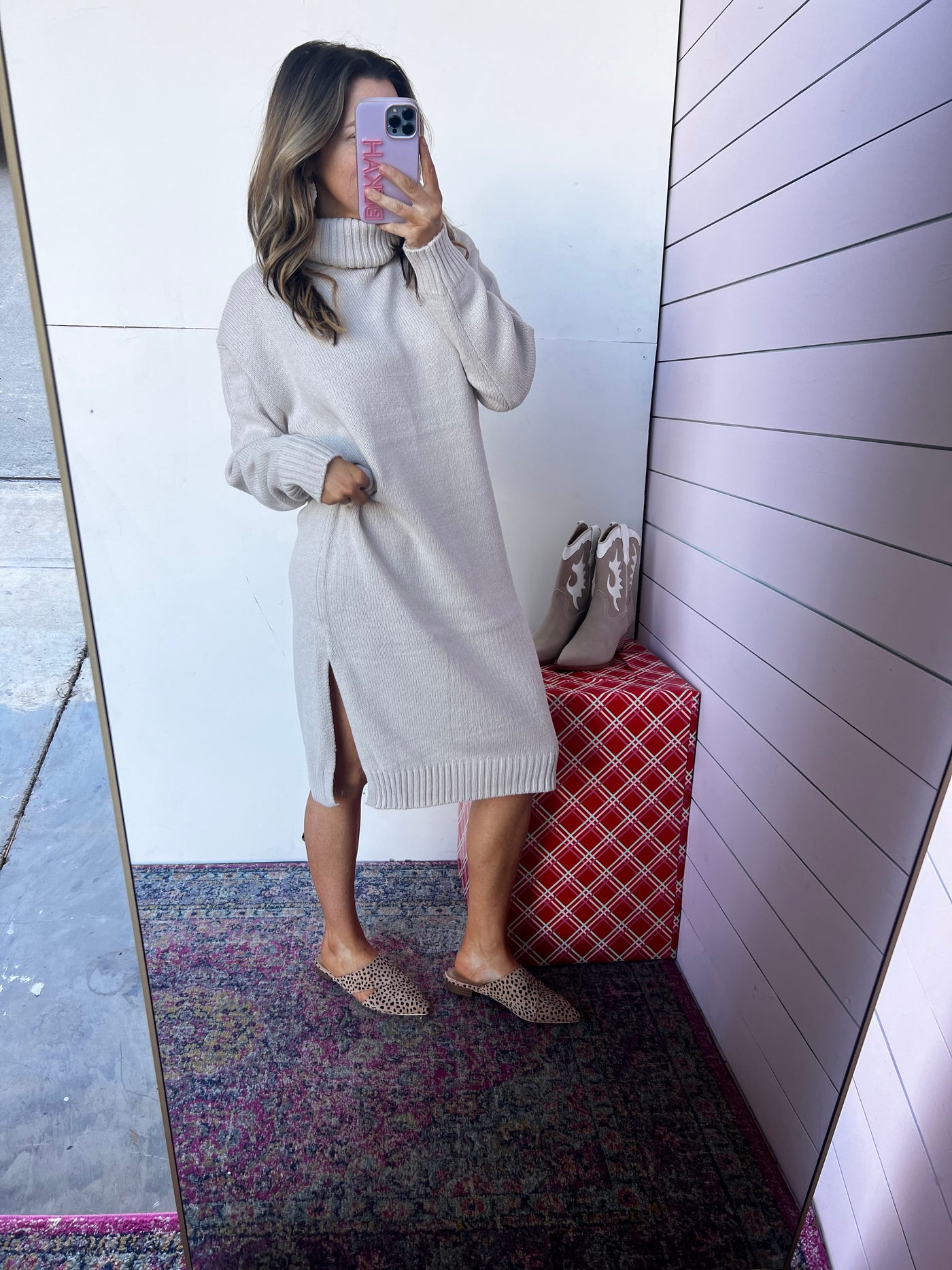 Callie Midi Sweater Dress