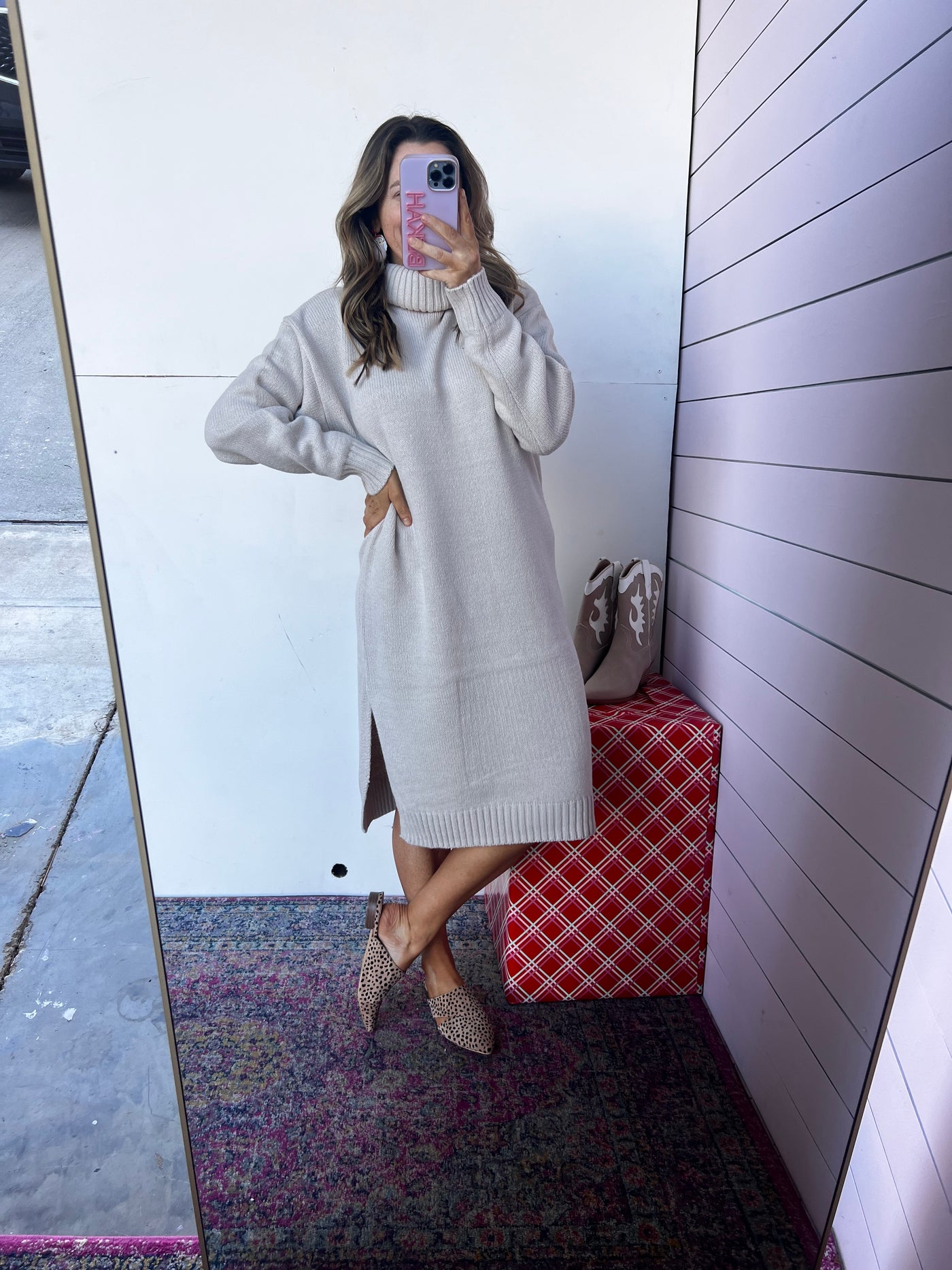 Callie Midi Sweater Dress