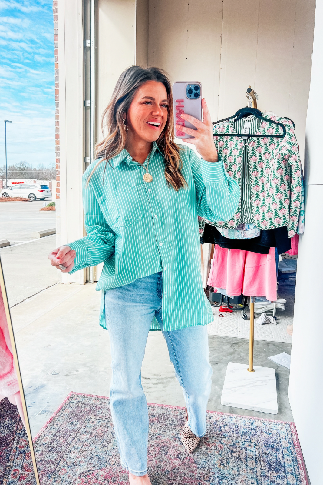 Mint chocolate Chip Blouse