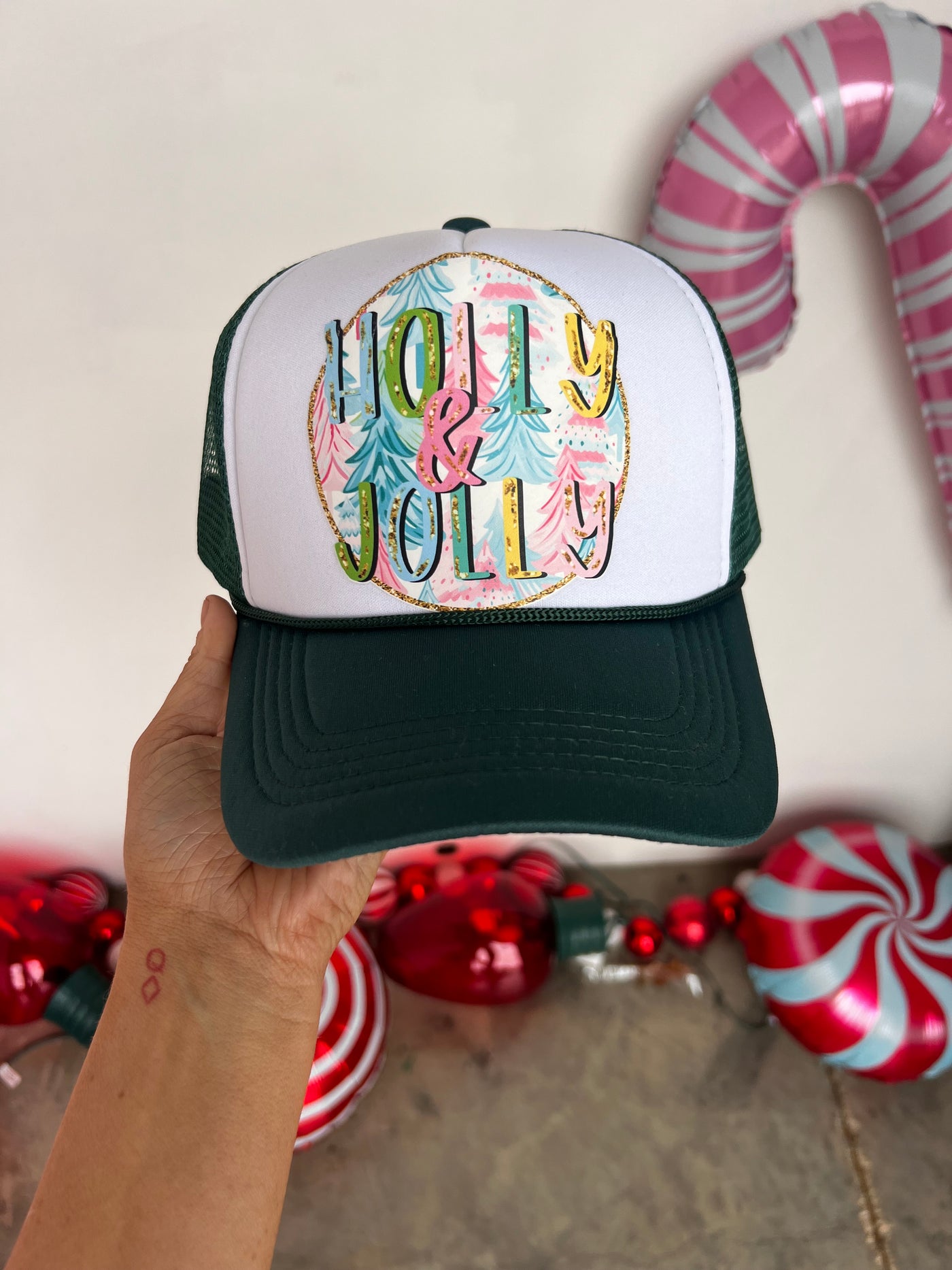 Holly & Jolly Trucker Hat