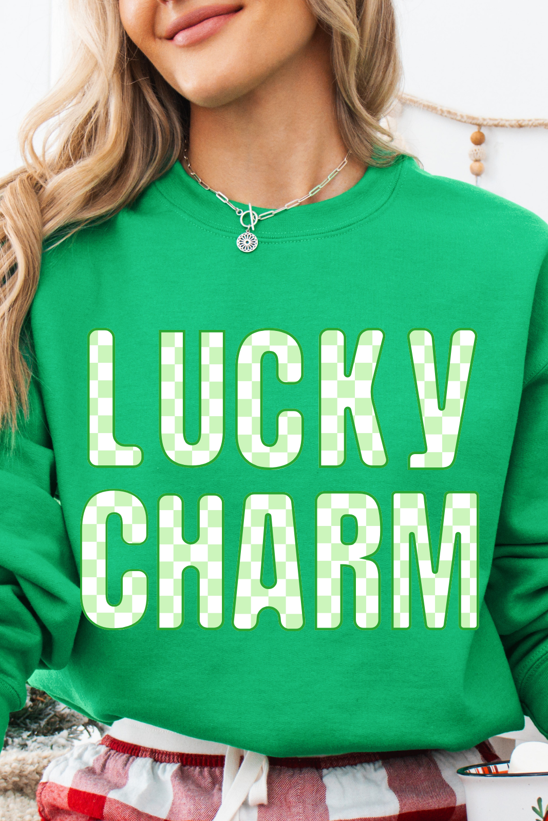 Lucky Charm Sweatshirt- Irish Green