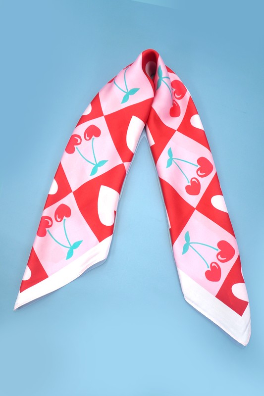 Liltte heart cherry scarf