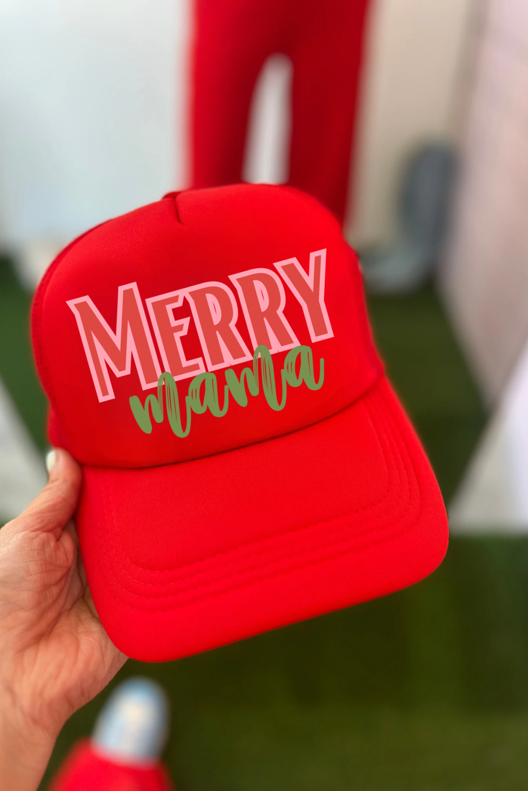 Merry Mama Trucker hat