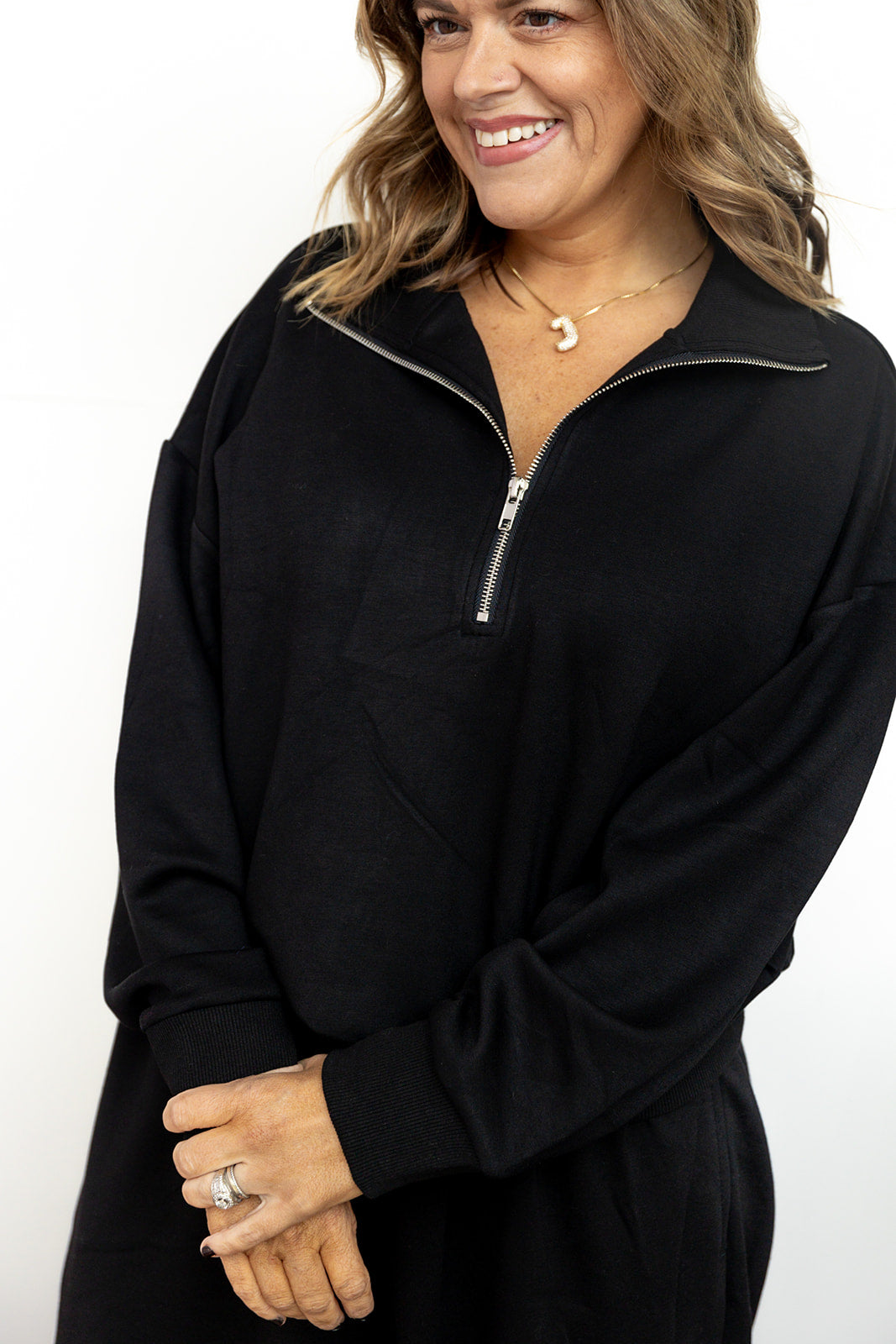 Long Sleeve Slice Of Heaven Top - Black