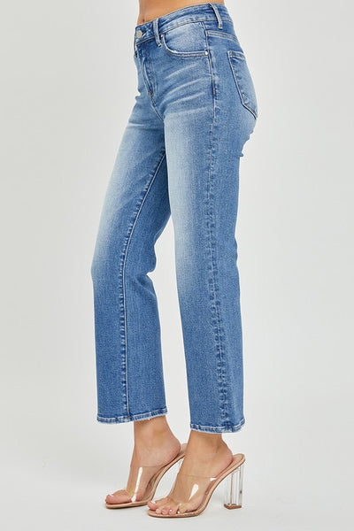 Blooming Love Mid Rise Denim