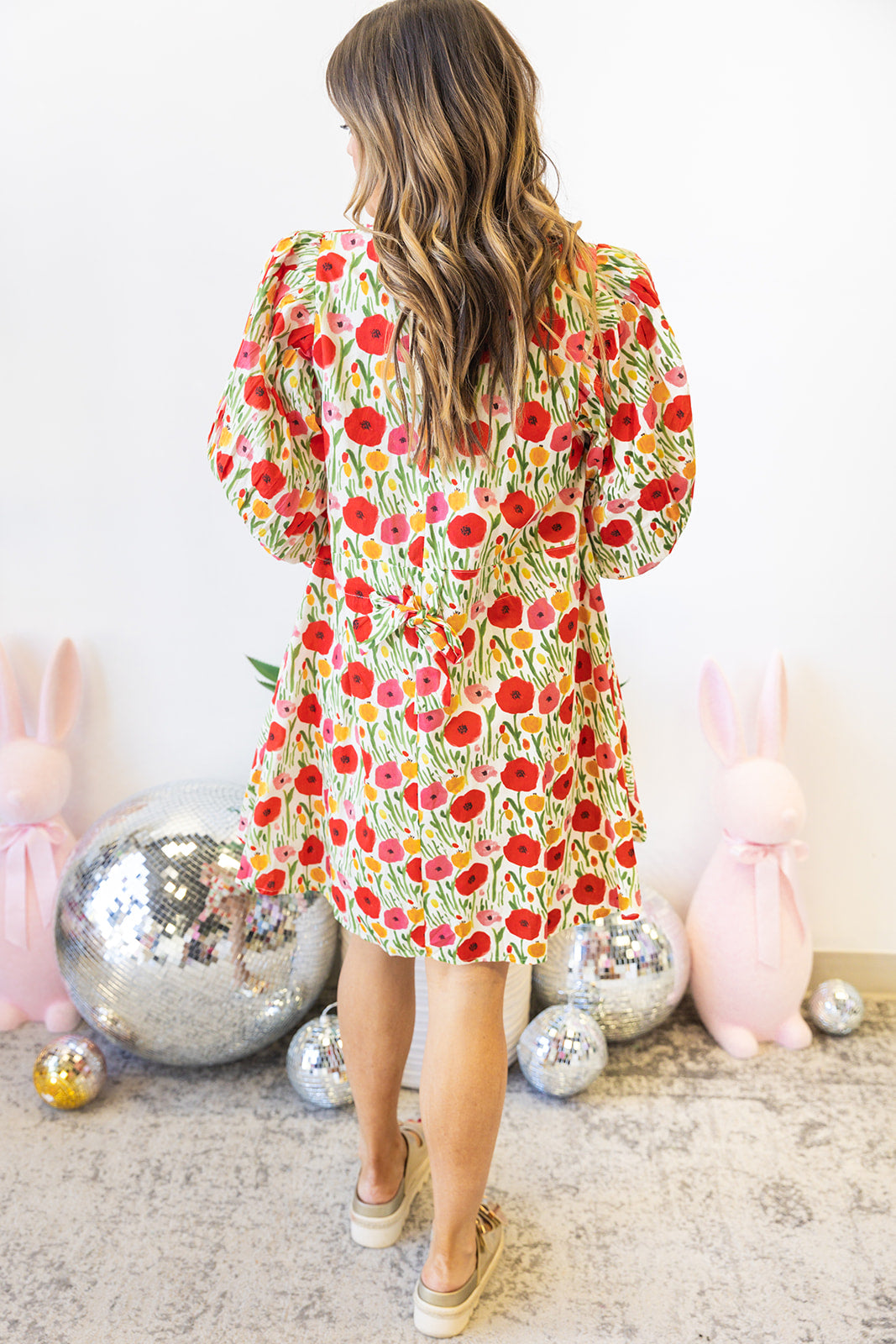 Plenty Of Poppies Dress - Red