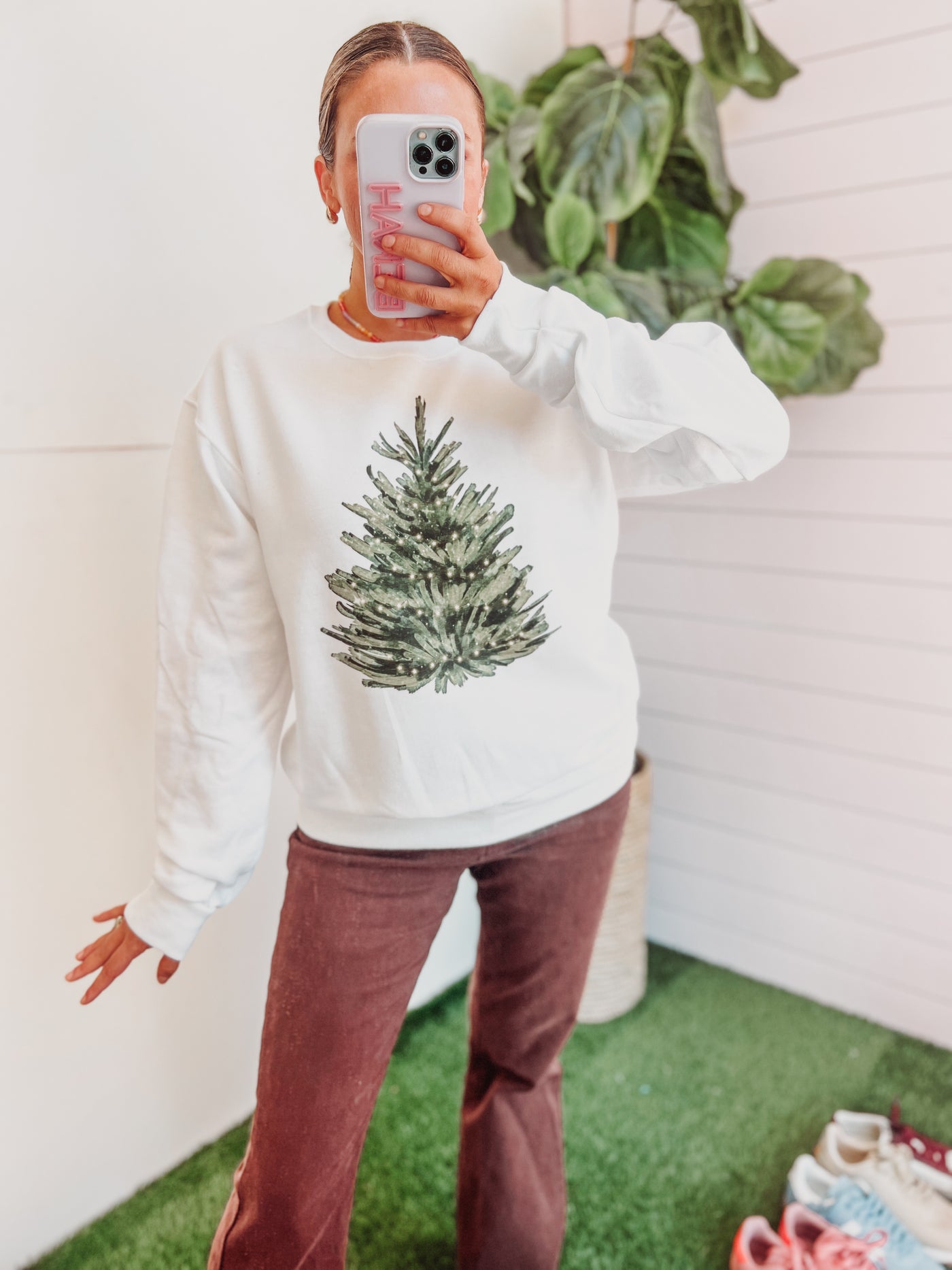 Vintage Christmas Tree Sweatshirt