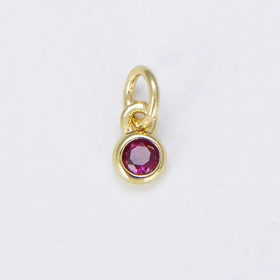 Dainty Birthstone Charm