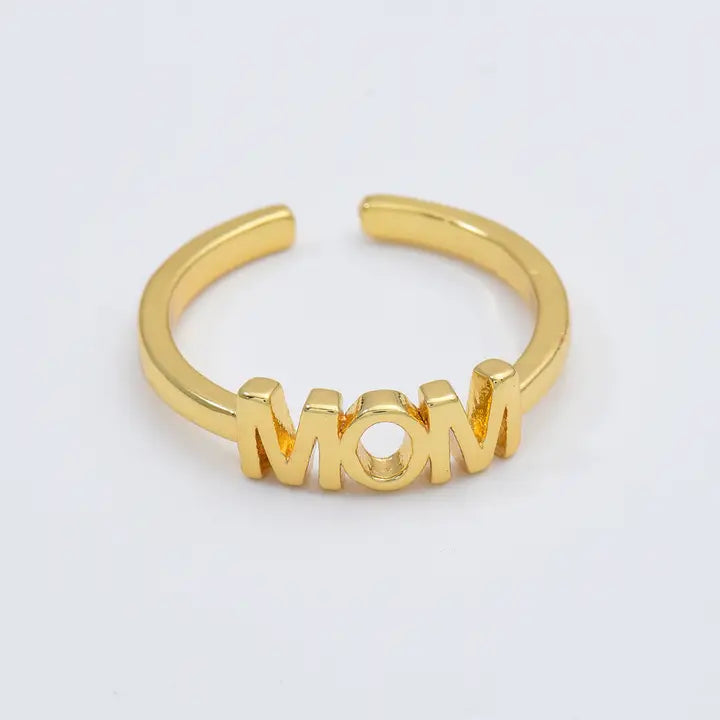 Mom Gold Filled Ring