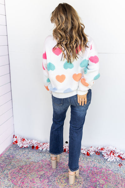 Sweet Like Candy Hearts Sweater