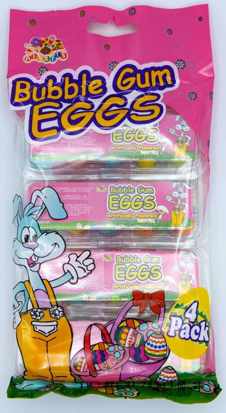 Bubblegum Egg Trays, 2.4oz, 12ct Display