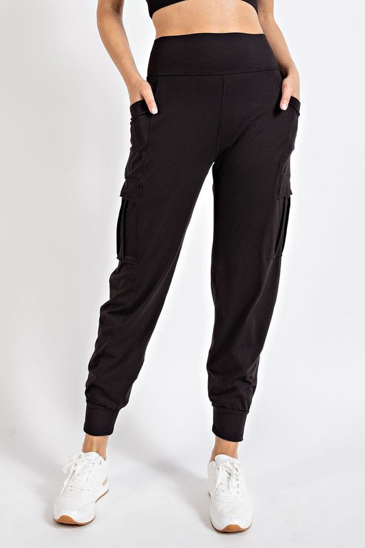 To The Finish Line Joggers - Black