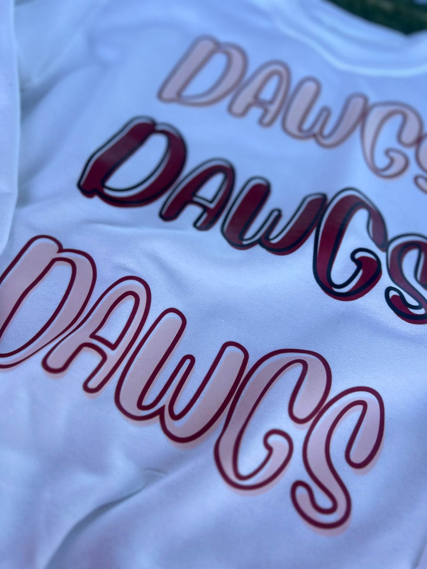 Triple Bubble Dawgs Sweatshirt White