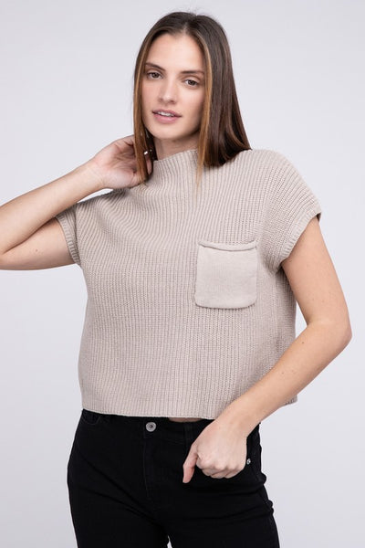 Cloud Nine  Cropped Sweater