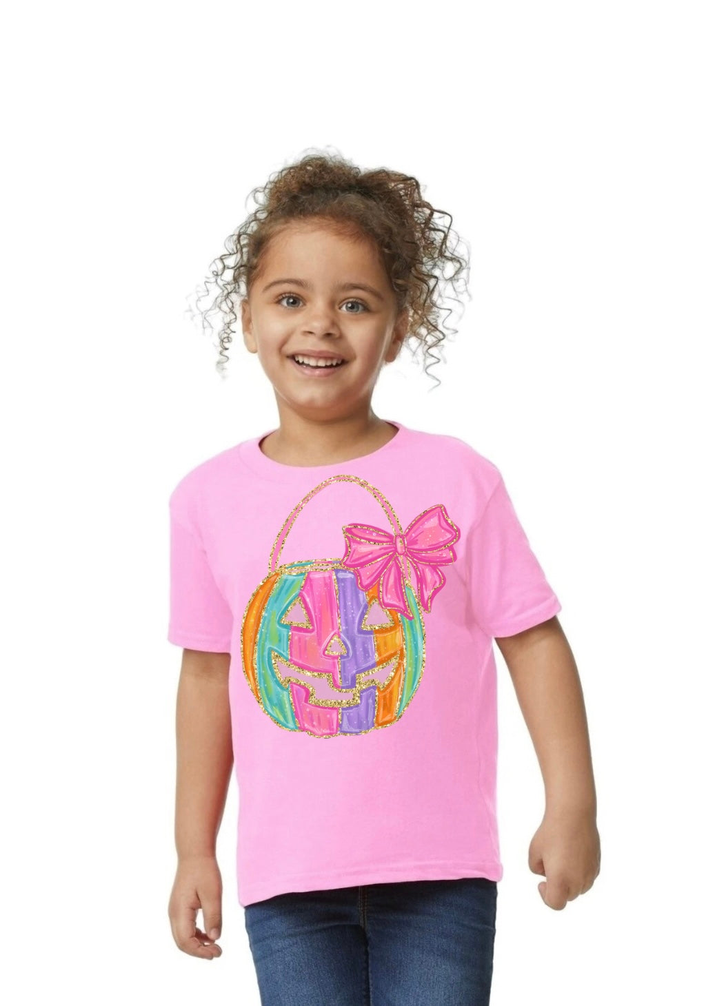 Pastel Pumpkin Bucket Tshirt