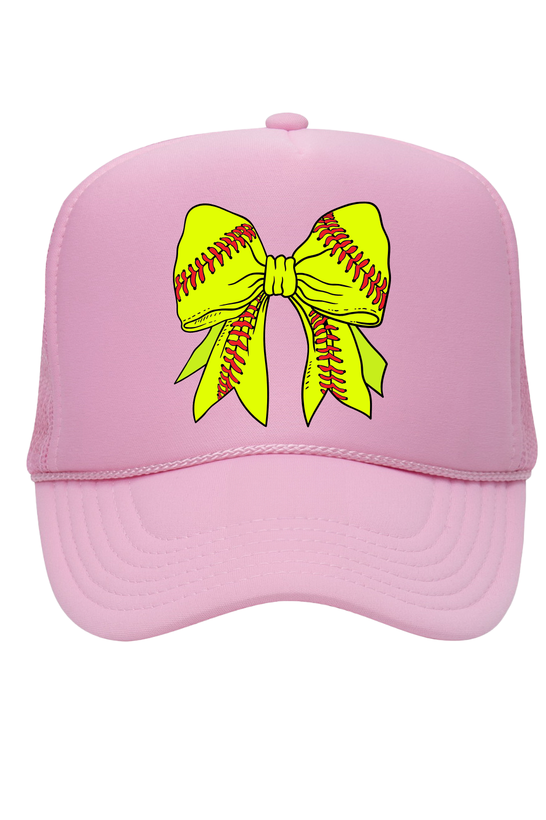 Softball Bow Trucker Hat