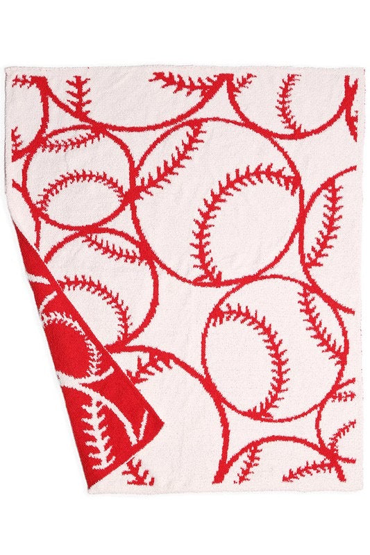 Kids Luxe baseball blanket