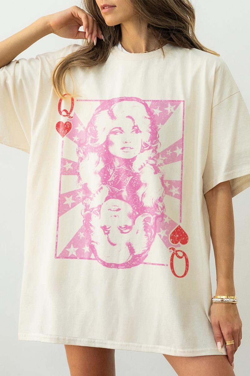 Queen Dolly Tshirt - Ivory