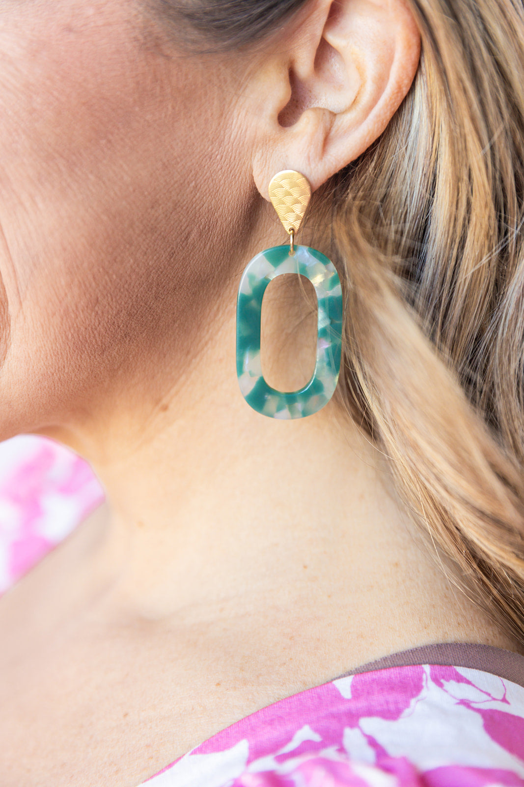 Maeve Earrings- Jade Opal