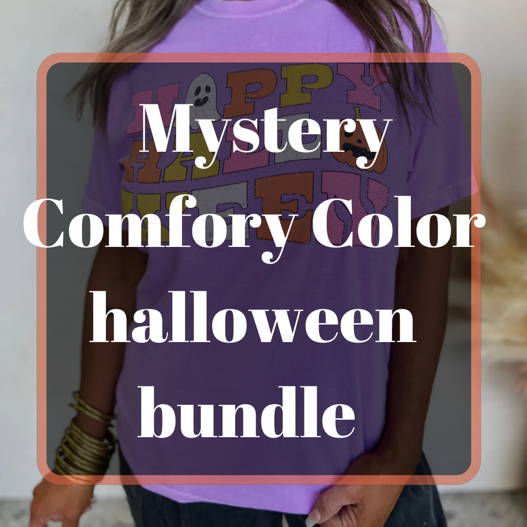 Halloween comfort colors Tshirt Bundle