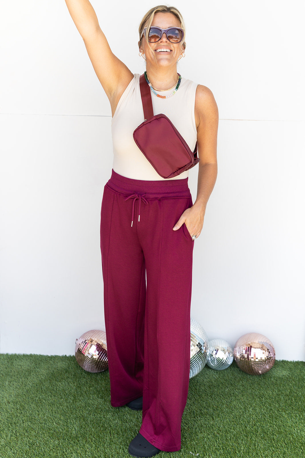 Slice Of Heaven Pant - Merlot