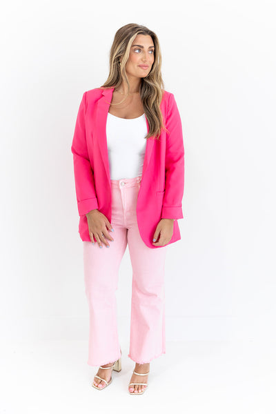 Boss Babe Blazer - Coral Pink