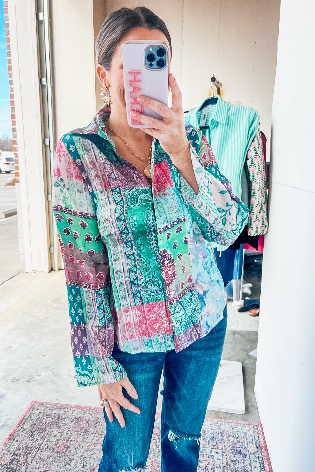 Amarylis Blooms Blouse