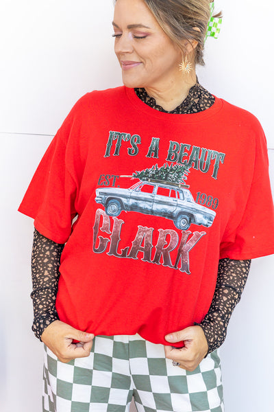 It's A Beaut Clark Tshirt - Red