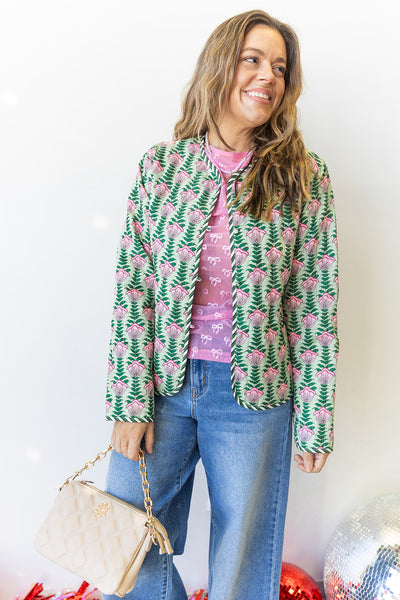 Flower power Quilted Jacket