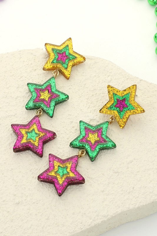 Mardi Stars Earrings