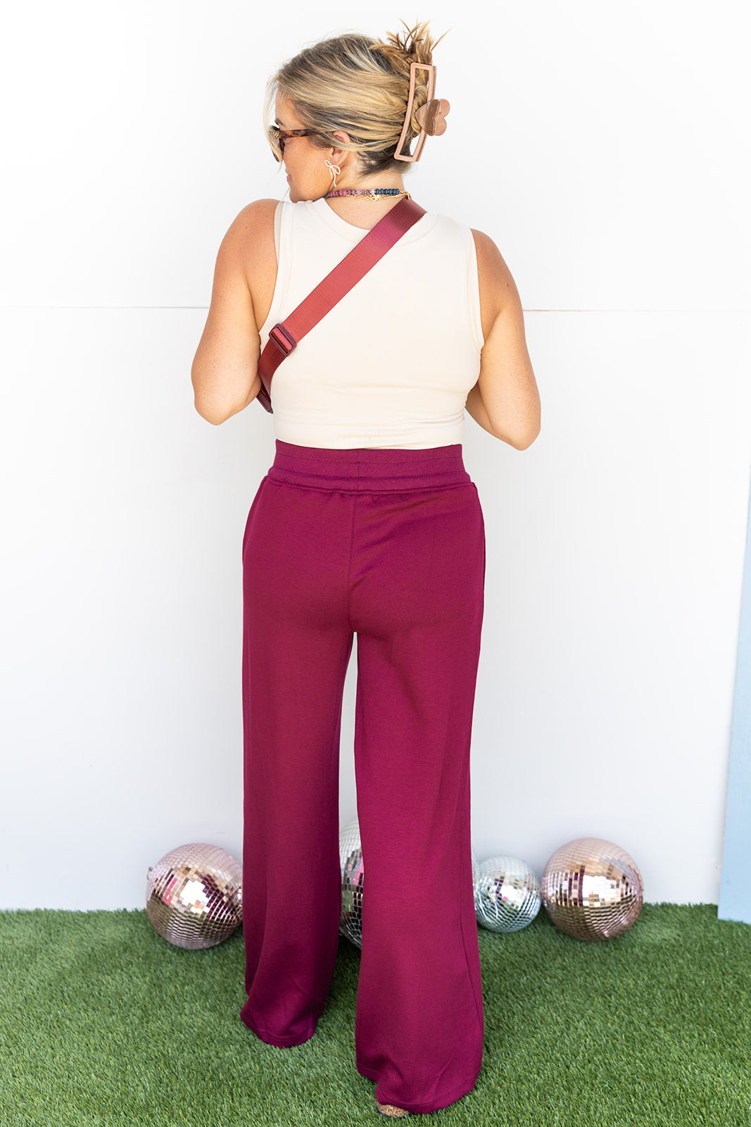 Slice Of Heaven Pant - Merlot