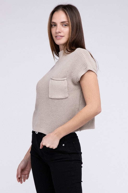 Cloud Nine  Cropped Sweater